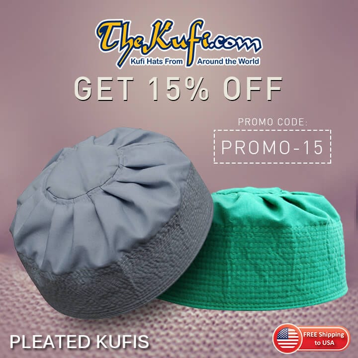 Pleated Top Kufi