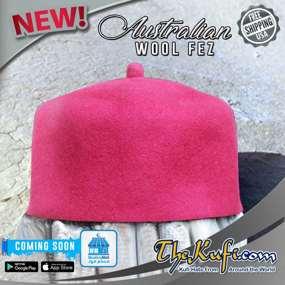 Unique High Quality Fine Australian Fez Kufi Hat