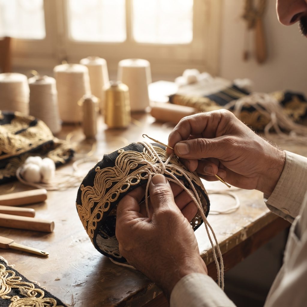 The Art of Macramé Weaving in Kufi Production