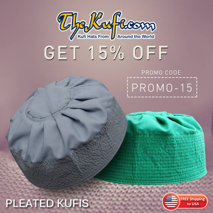 Pleated Top Kufi